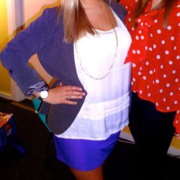 Gap Watercolor Pinstripe Top Sz XL - Picture 2 of 4